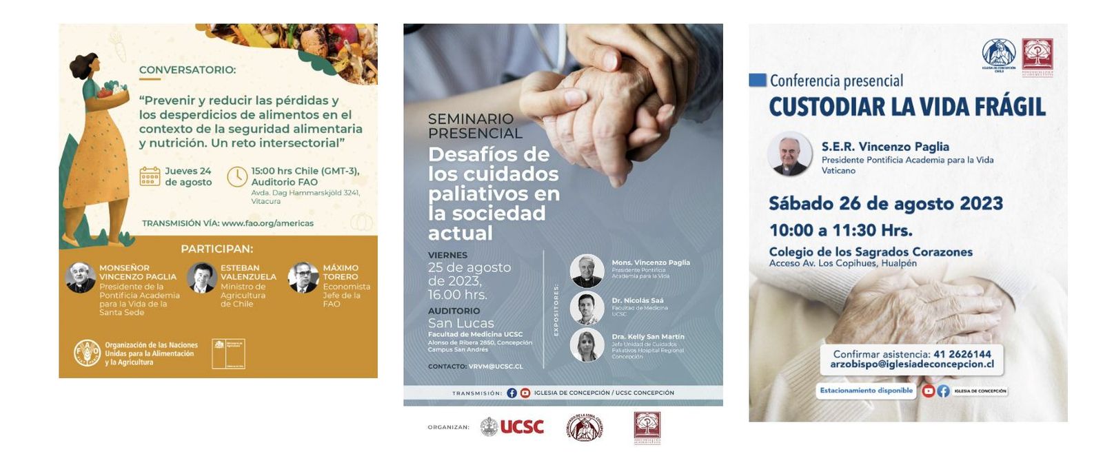 Agenda de Paglia en Chile y Argentina