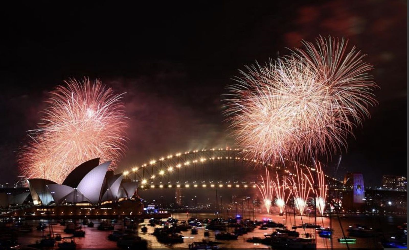 Celebración del nuevo año en Sidney