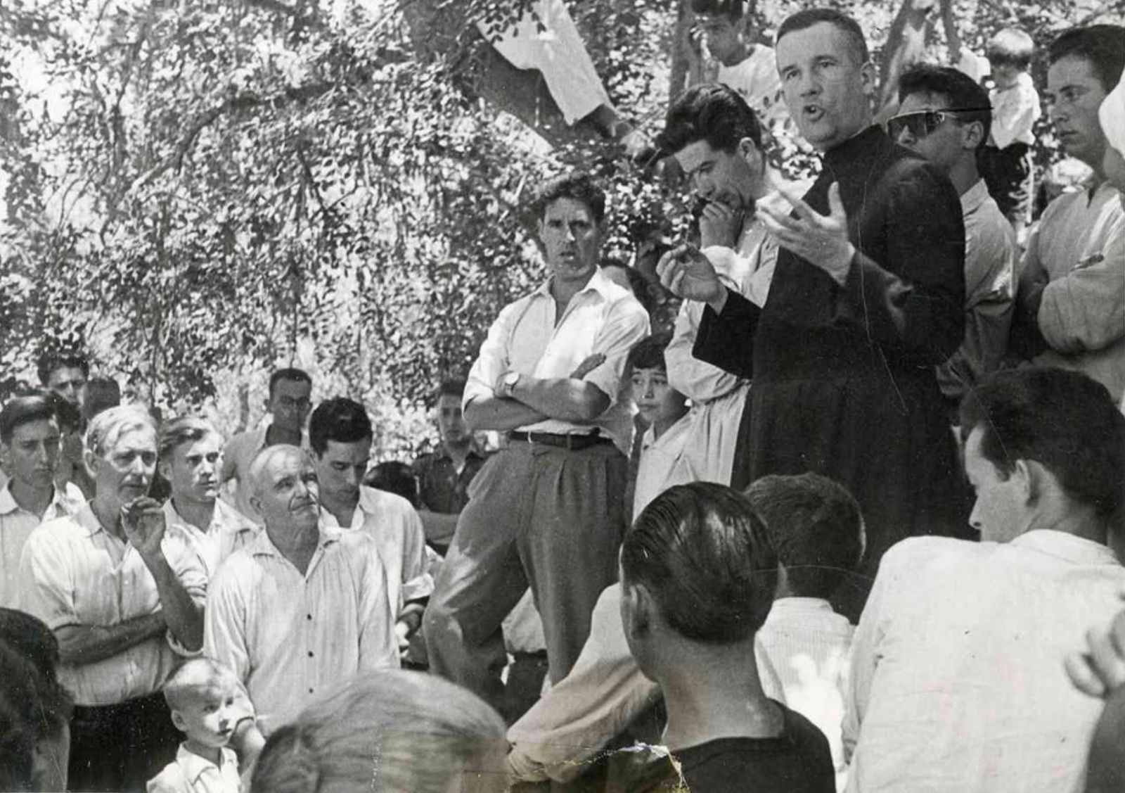 Imagen del Padre Llanos en su juventud