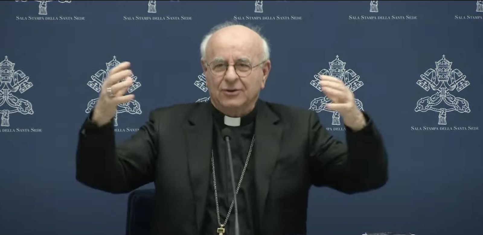 Paglia, durante la presentación de las jornadas