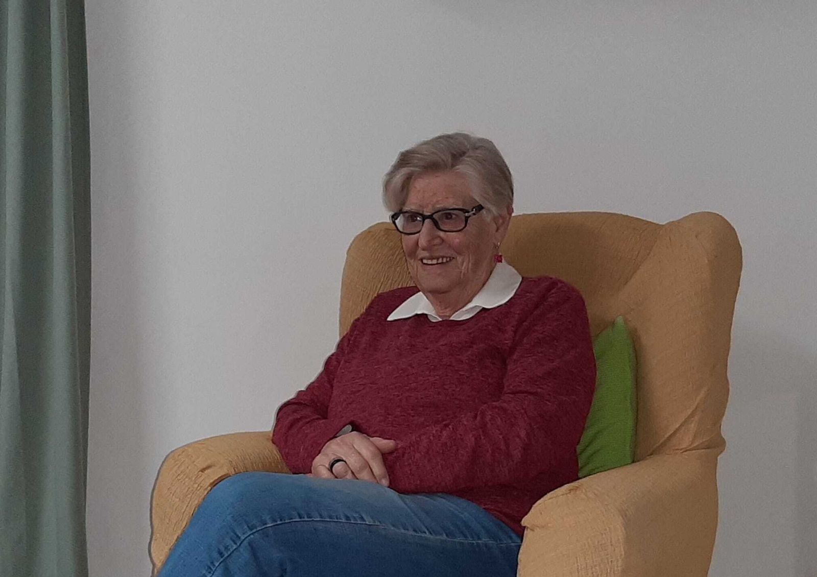 Molins echa de menos el contacto físico, los besos y los abrazos.