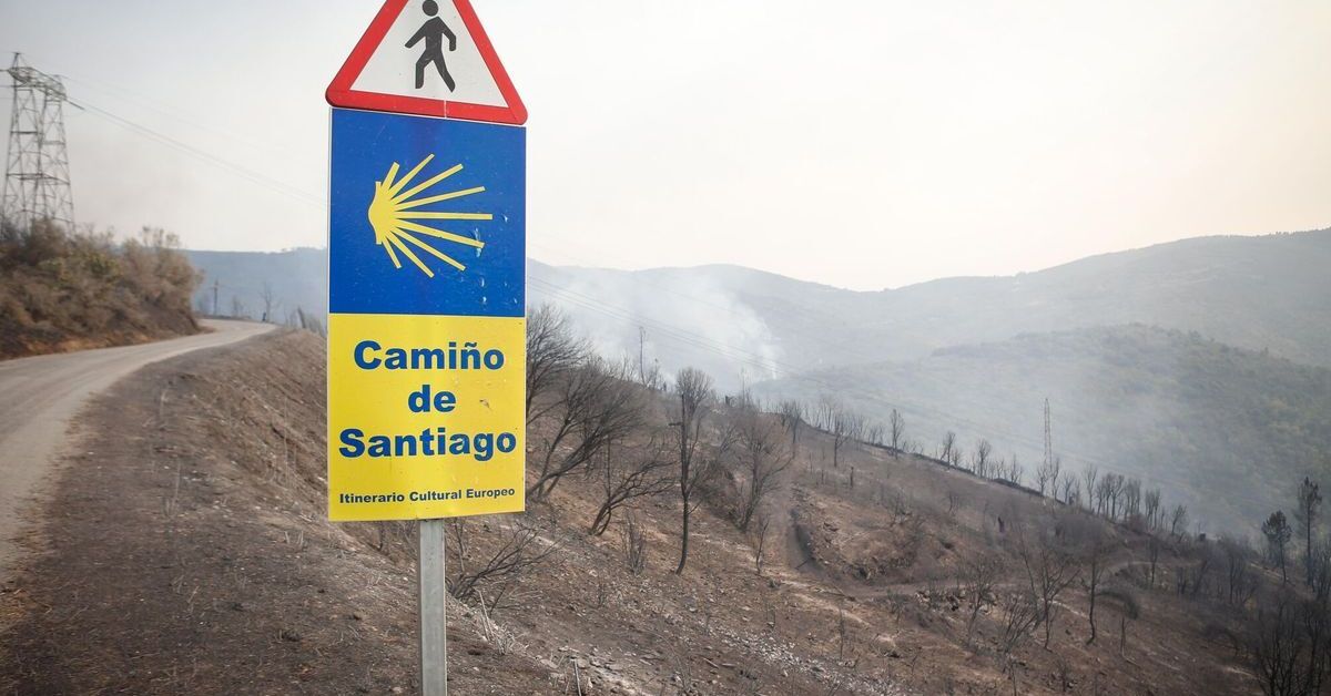 El Camino de Santiago se mantiene transitable a pesar de los incendios