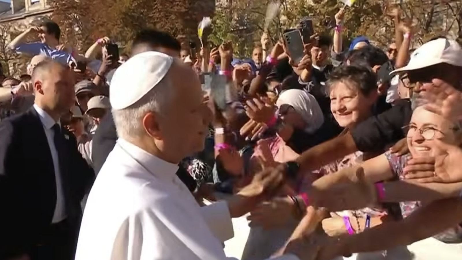 El papa, en Notre Dame
