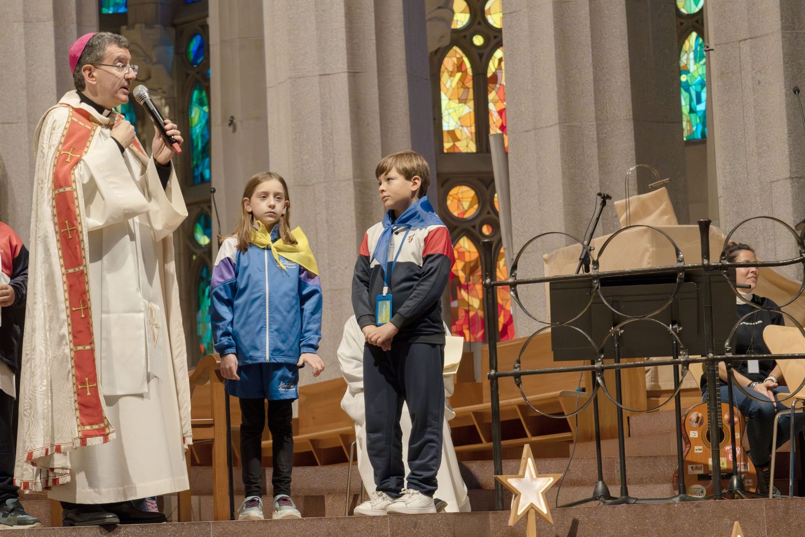 'Sembradores de estrellas' en la Sagrada Familia de Bracelona