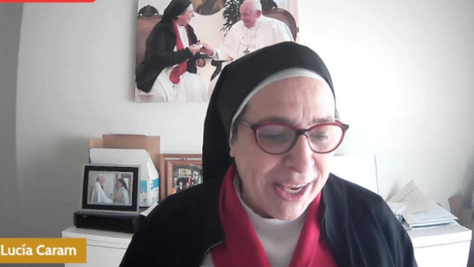 Sor Lucía Caram interviene en el webinar recordando la cercanía del Papa Francisco con los más vulnerables y su impulso a una fe encarnada en la realidad.