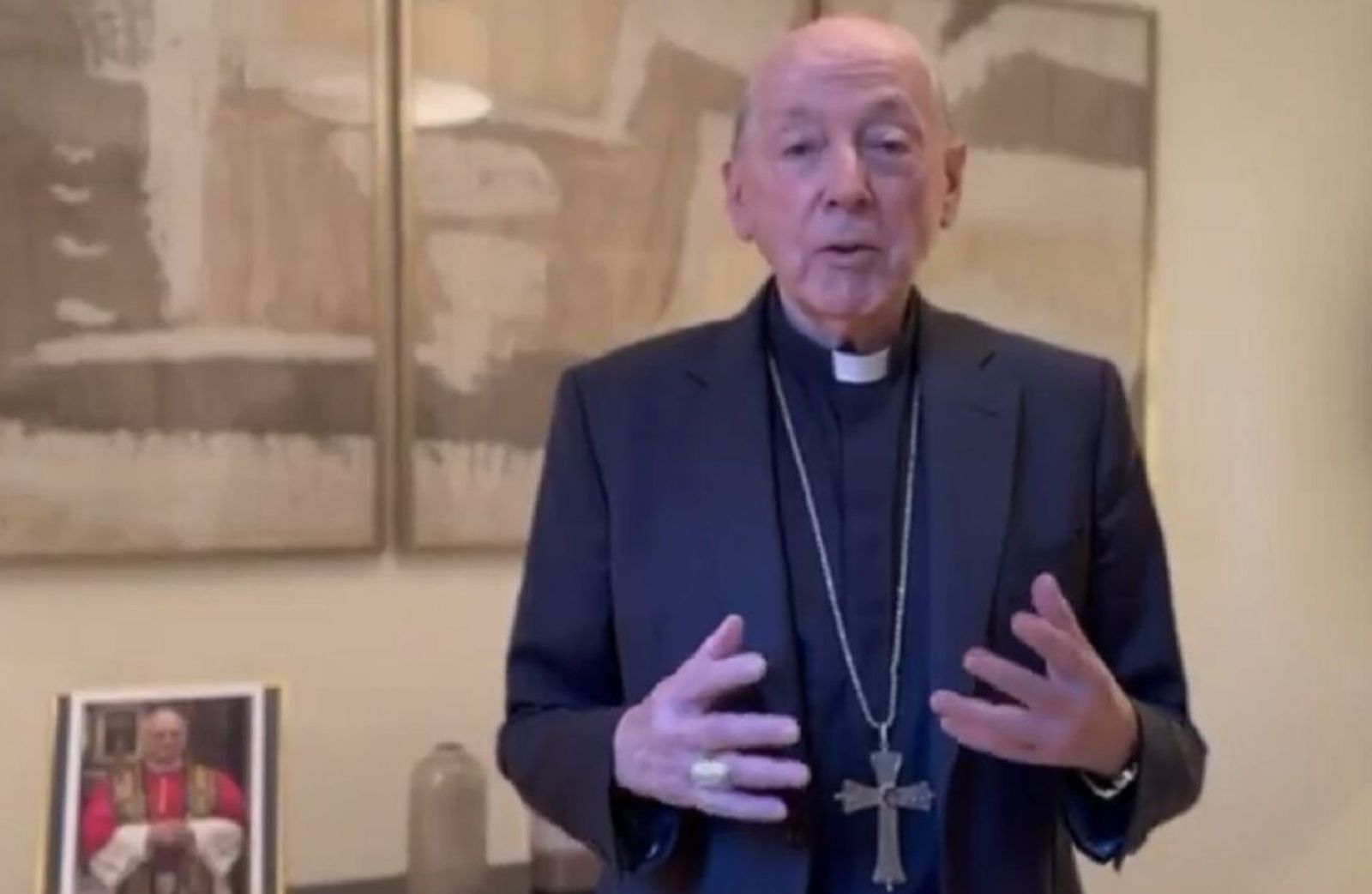 Cipriani, en su vídeo desde Roma