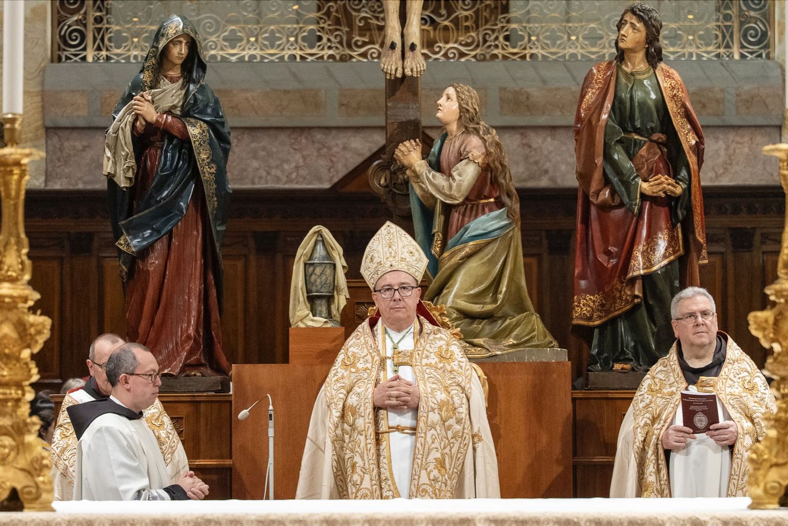 Francesco Ielpo, en su toma de posesión como Custodio