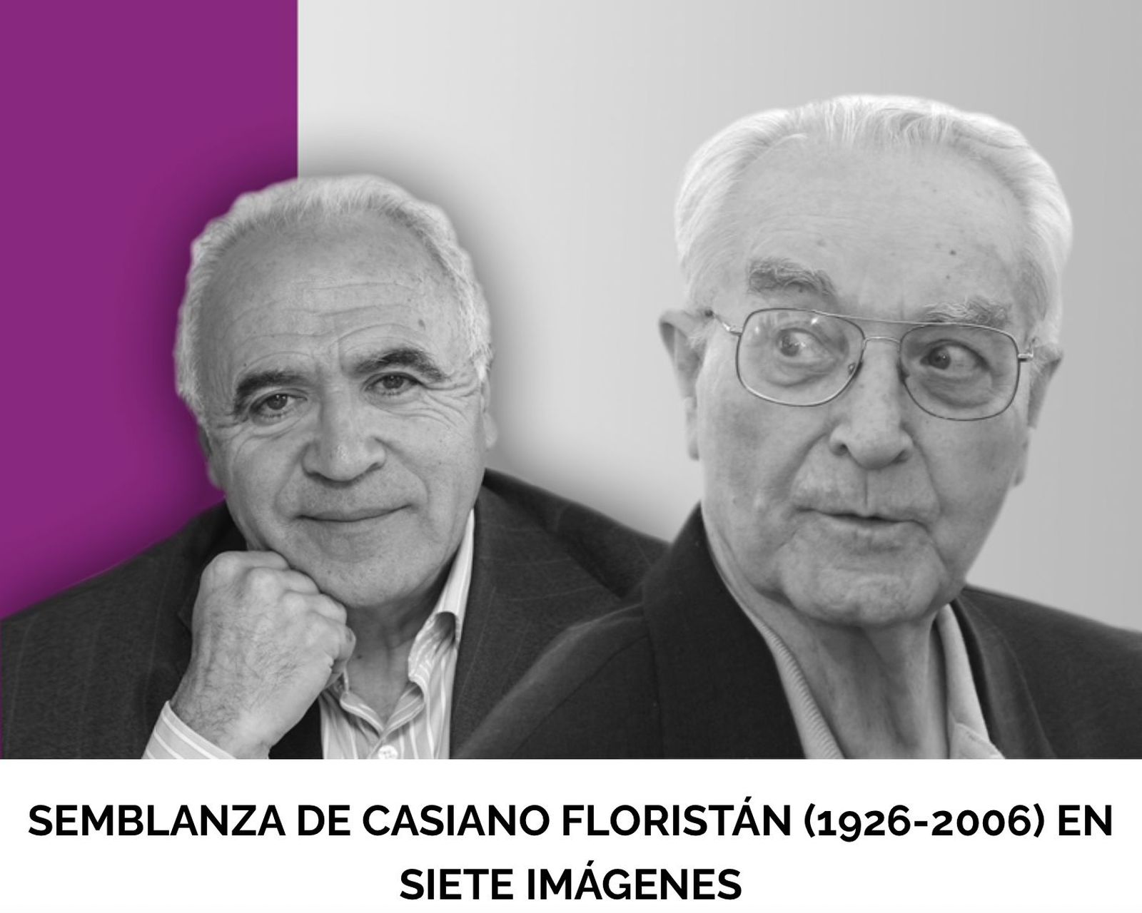 El homenaje de Tamayo a Floristán
