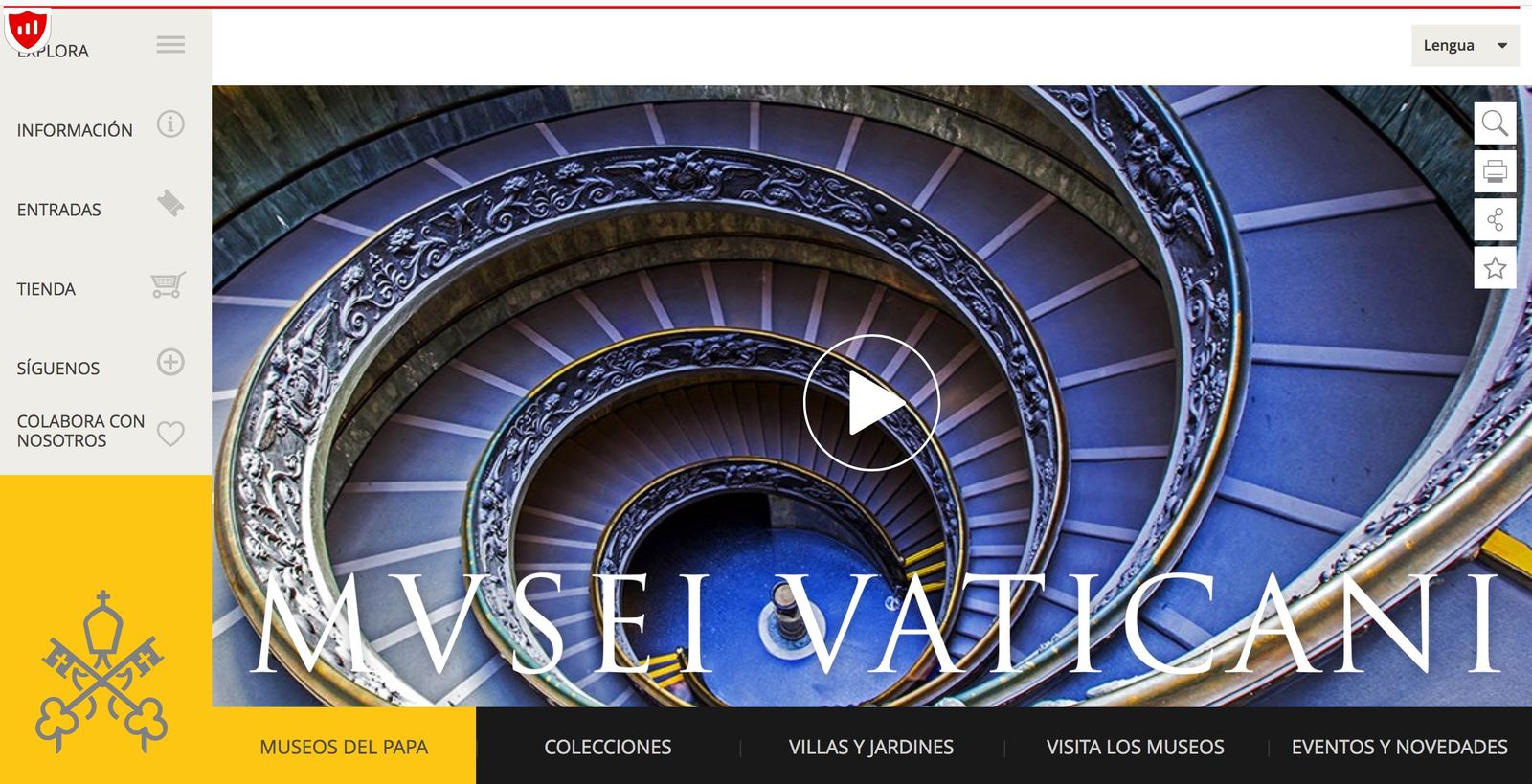 Web Museos Vaticanos