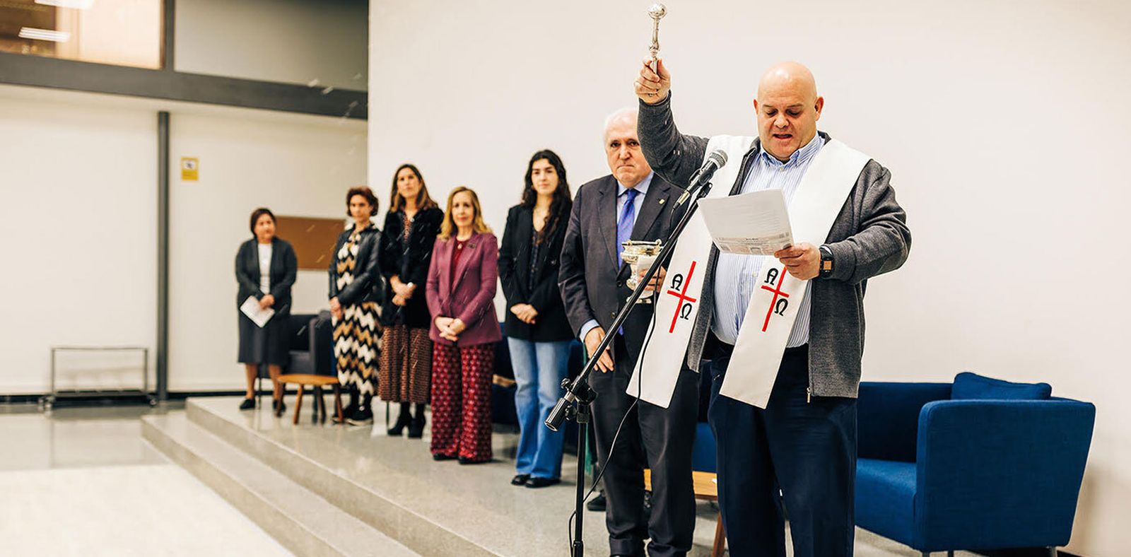 Bendición de la sala Rafaela Ybarra