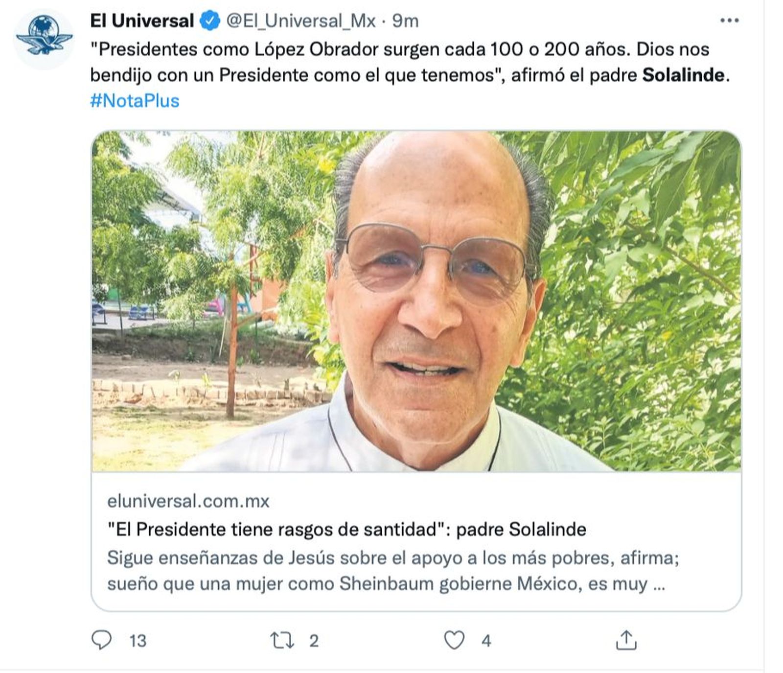 Declaraciones polémicas.Solalinde