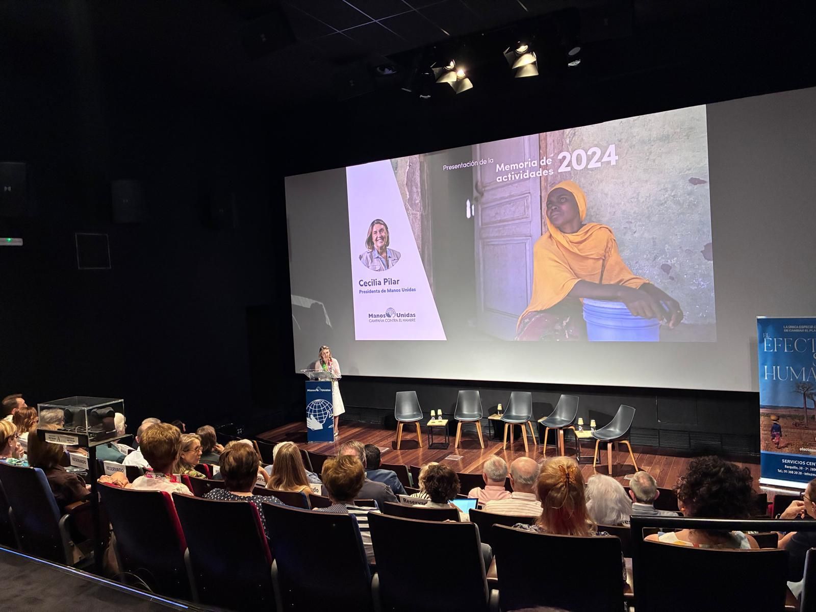 Cecilia Pilar, presidenta de Manos Unidas