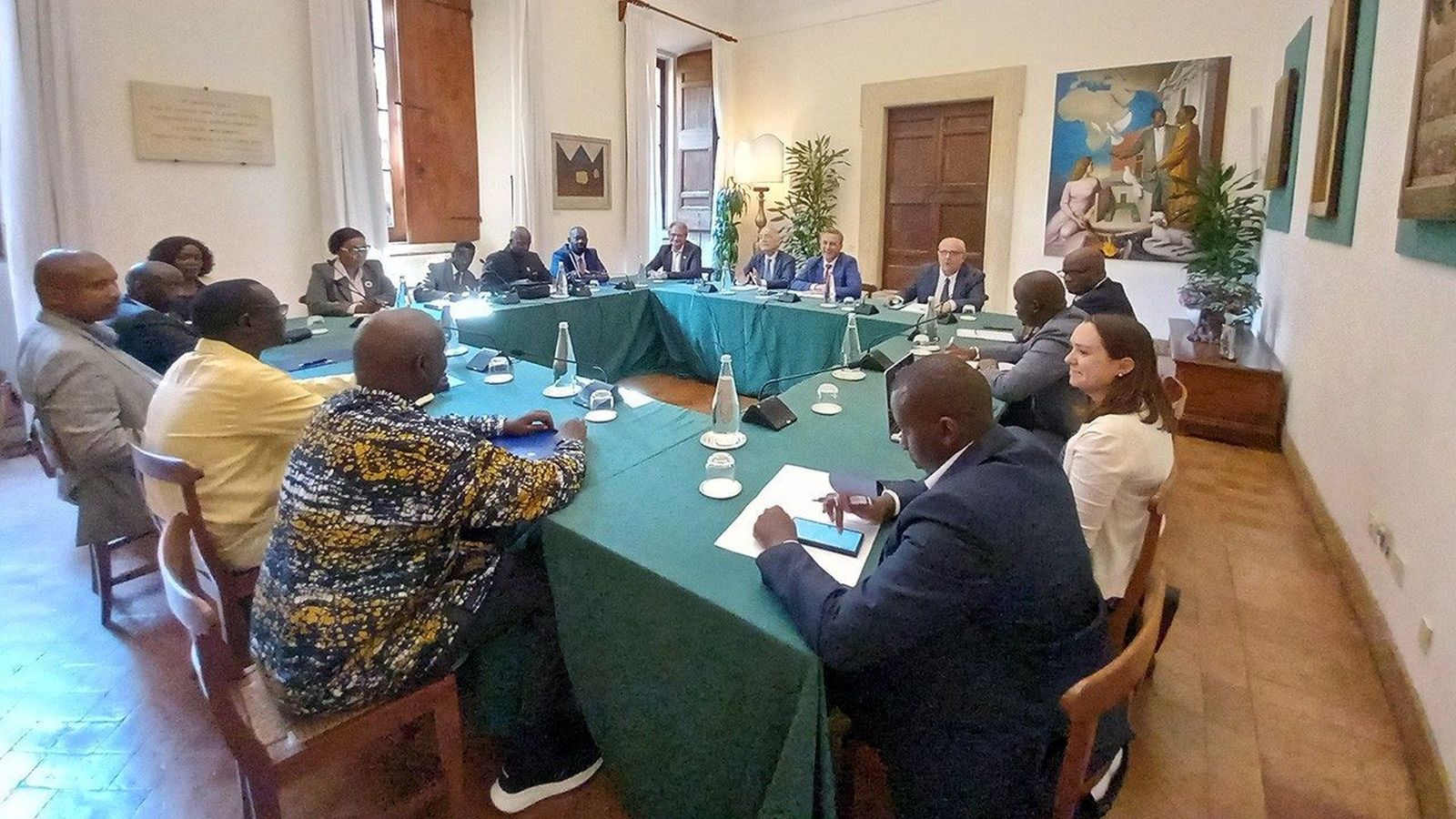 Encuentro por la paz en Sudán