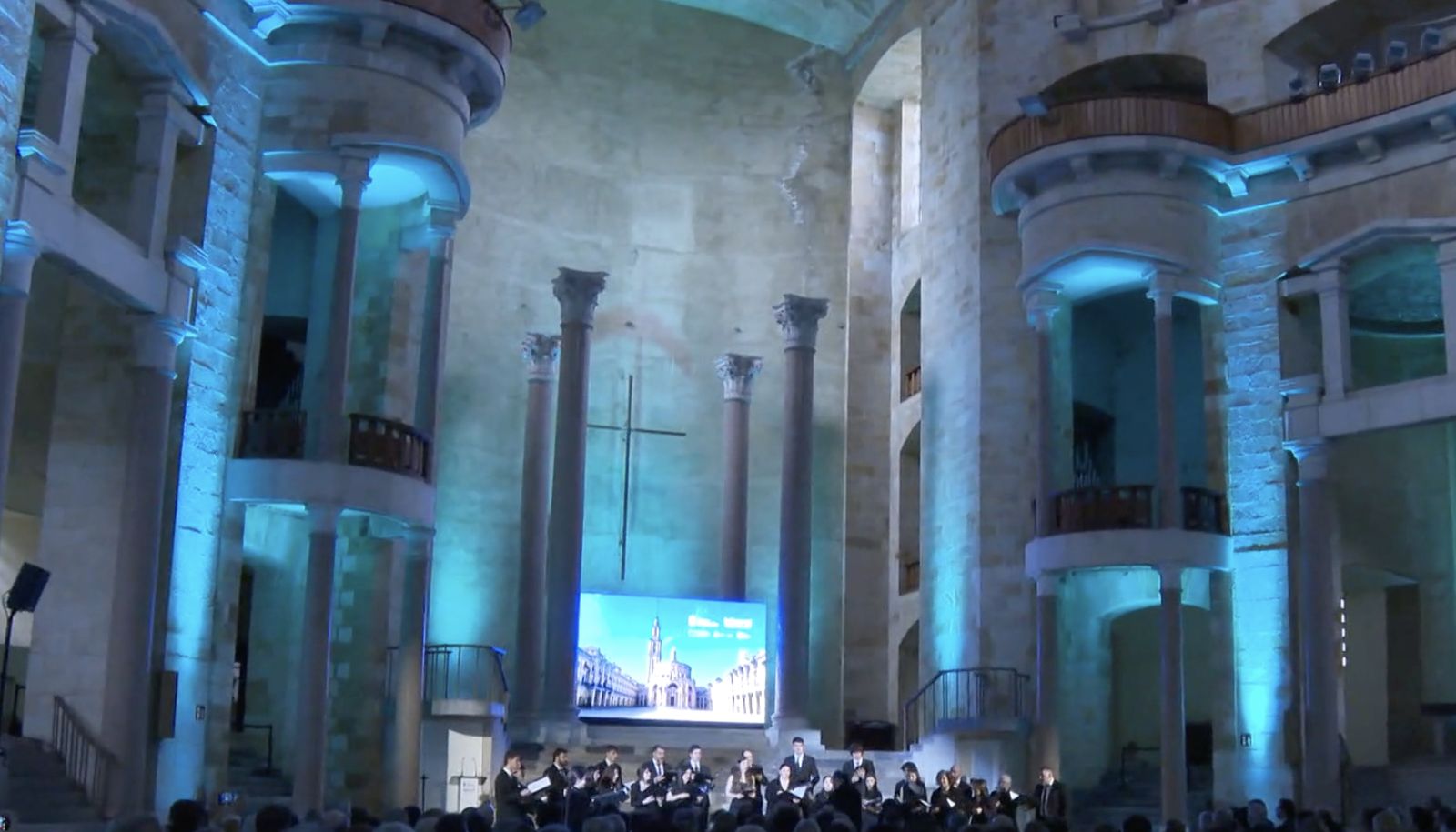 Reapertura de la iglesia de La laboral. Gijón.