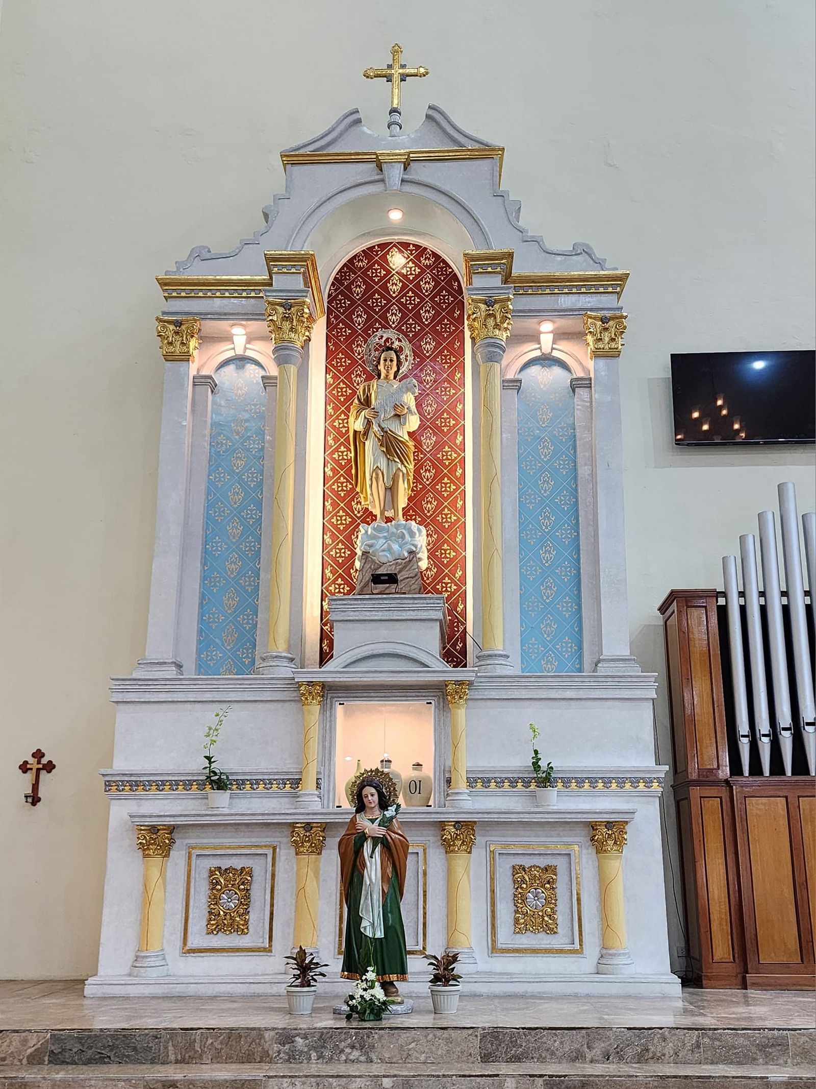 Imagen de Jesús el Buen Pastor, Catedral del Buen Pastor, Diócesis de Novaliches, Filipinas