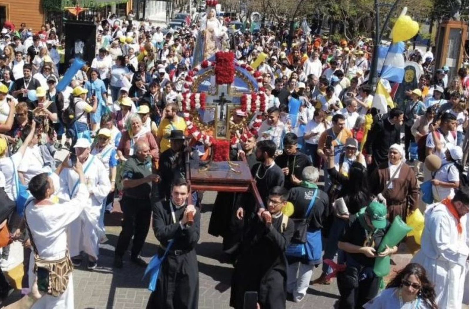 Procesión tras el Congreso Misionero Nacional de Argentina