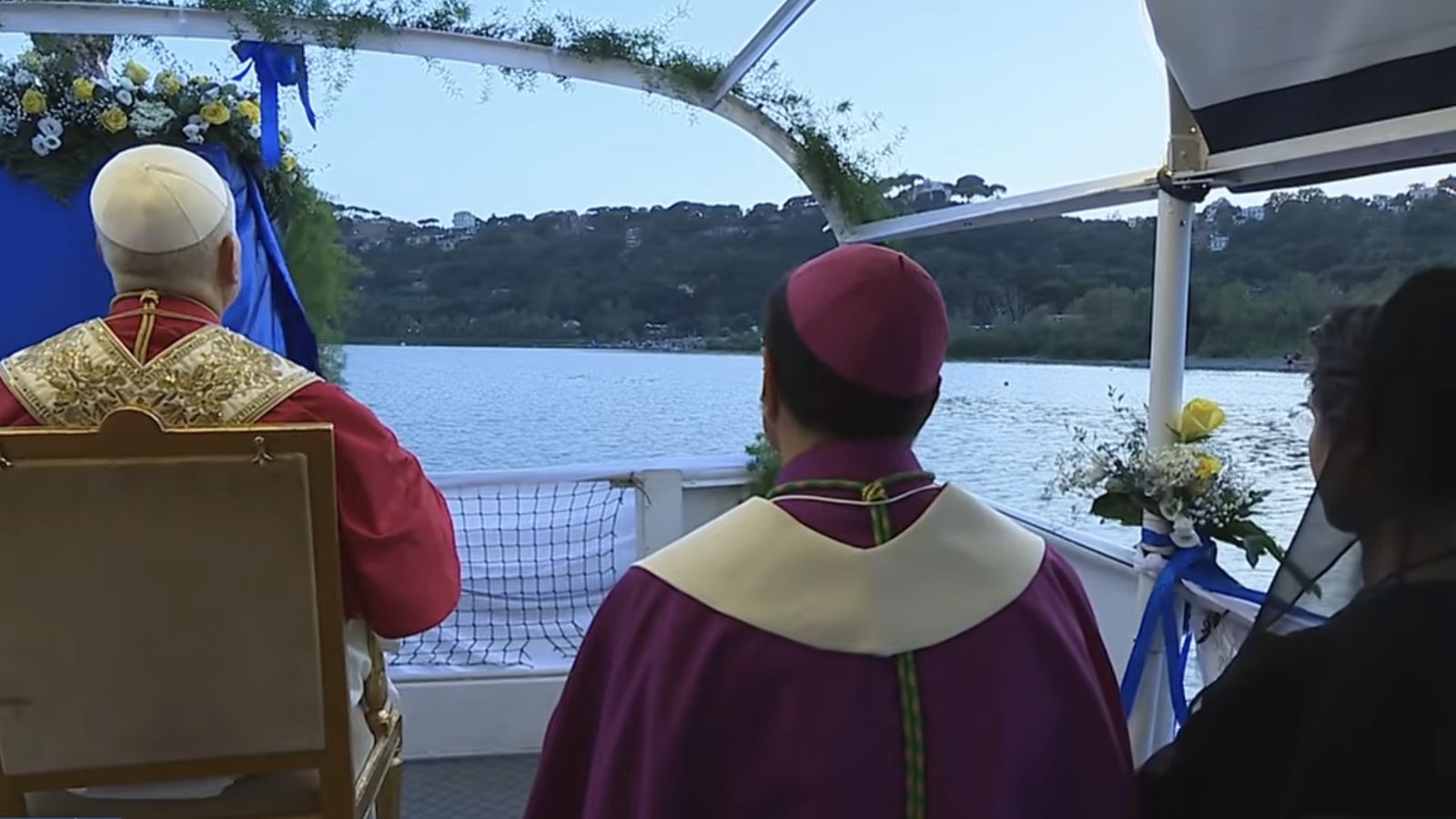El Papa en el lago Albano