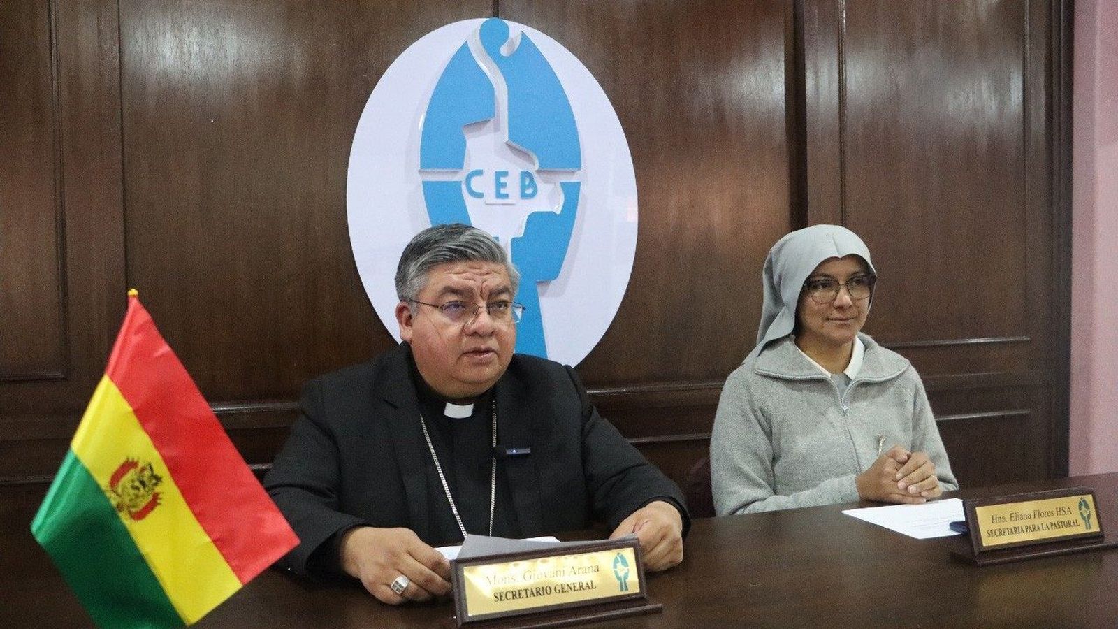 Giovani Arana, secretario general del episcopado boliviano