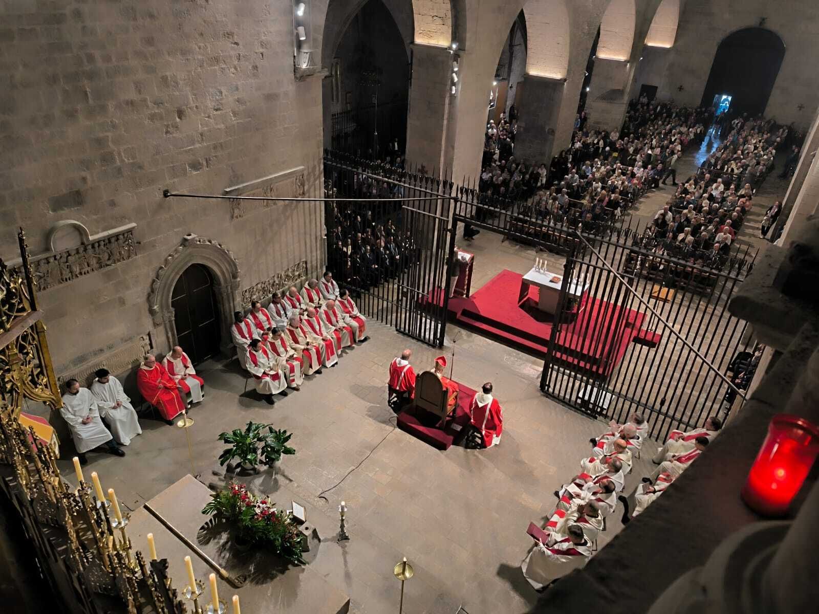 Misa en honor de San Narciso presidida por fray Octavi Vilà