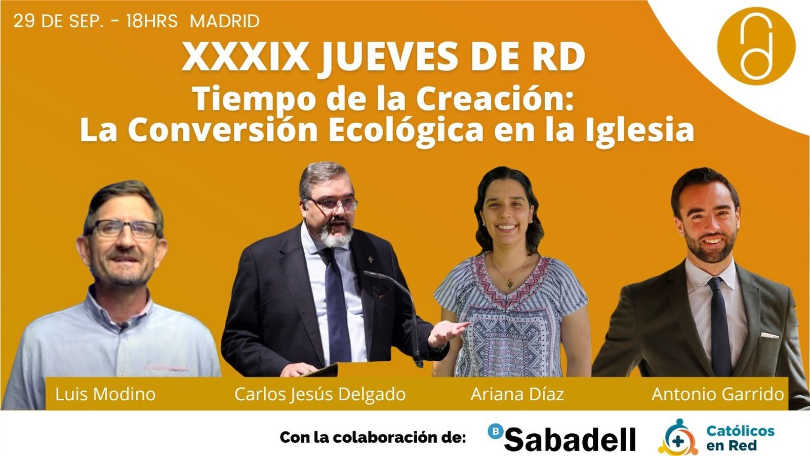 La conversión ecológica en la Iglesia, tema del XXXIX Jueves de RD