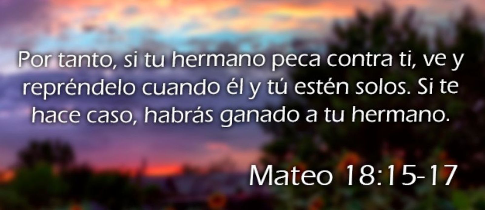 Mateo 18,15-17