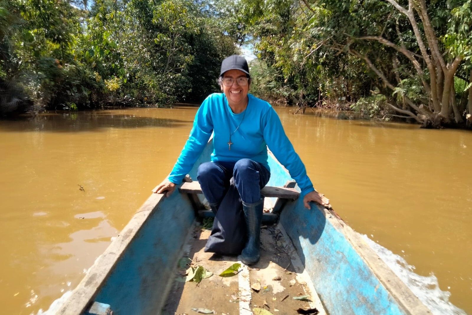 La hermana Nancy Negrón en Amazonia