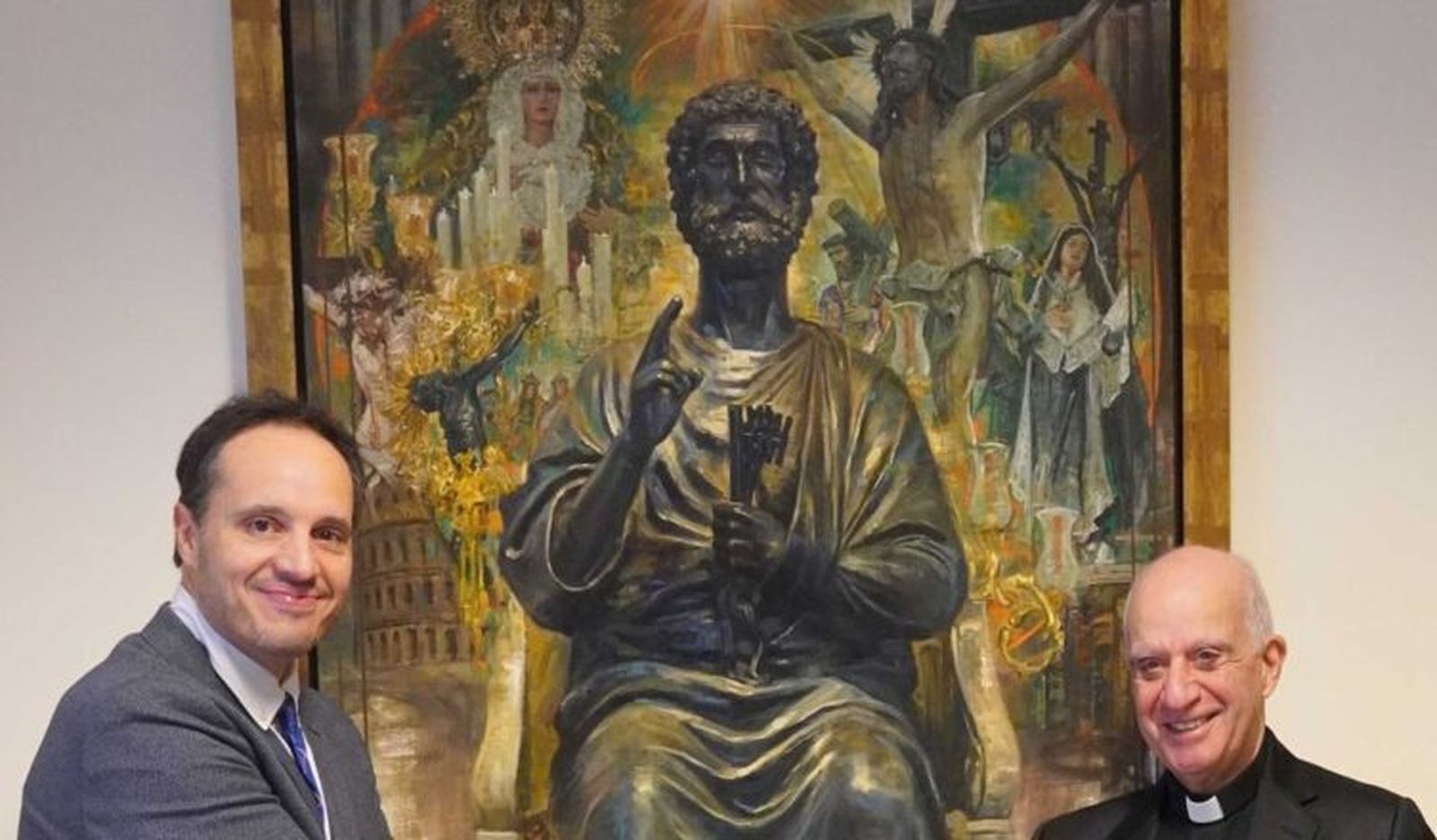 Fisichella, Raúl Berzosa, y el cartel