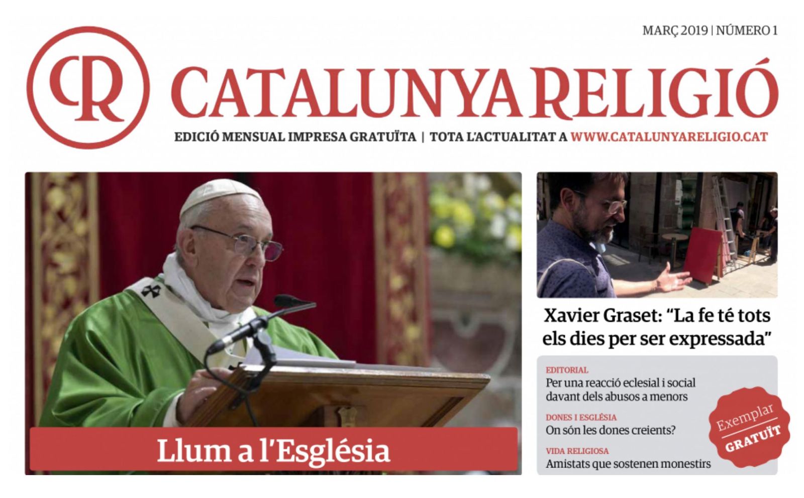 'Catalunya Religió.cat' lanza una edición en papel