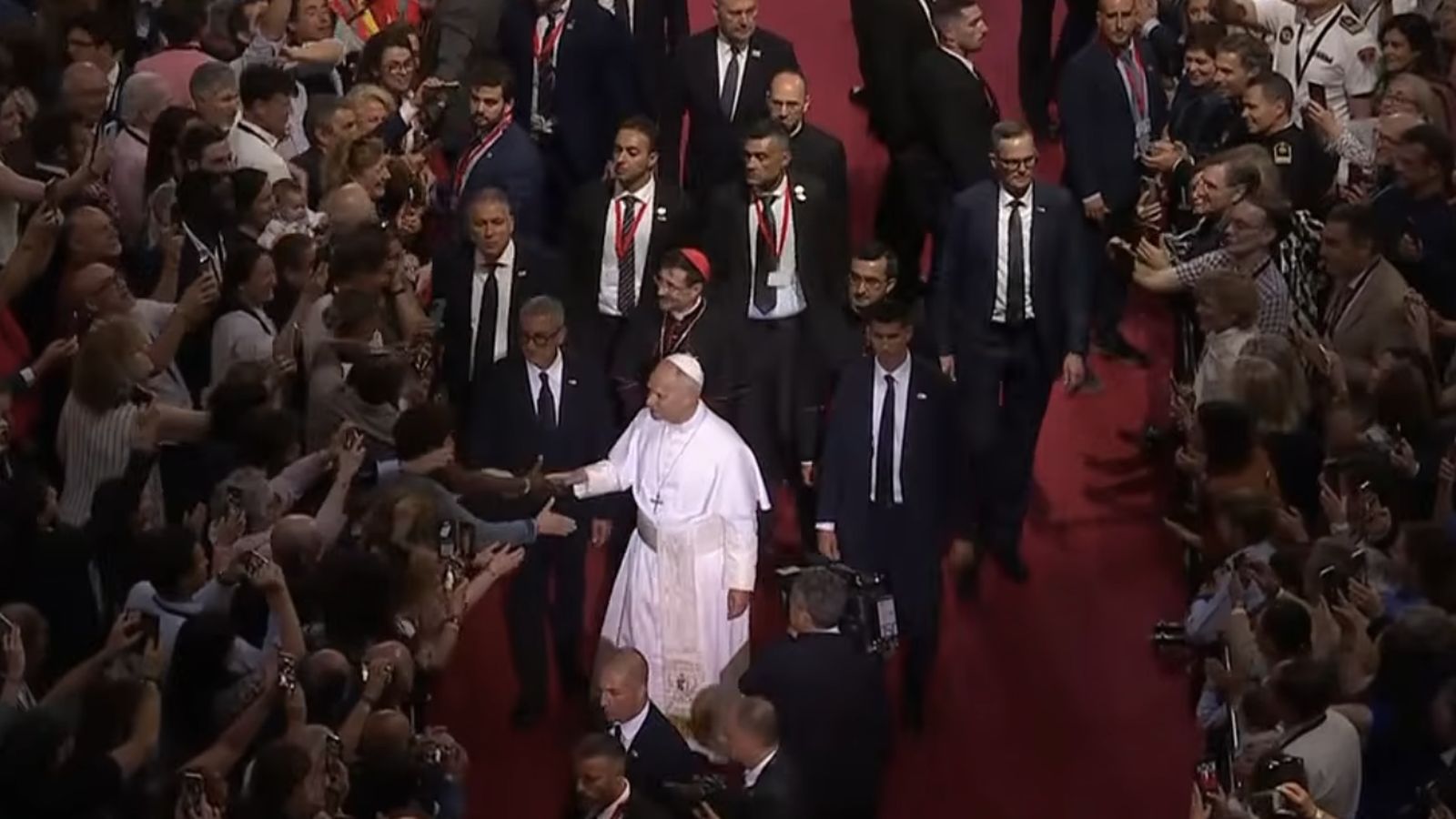 El Papa, en el Movistar Arena