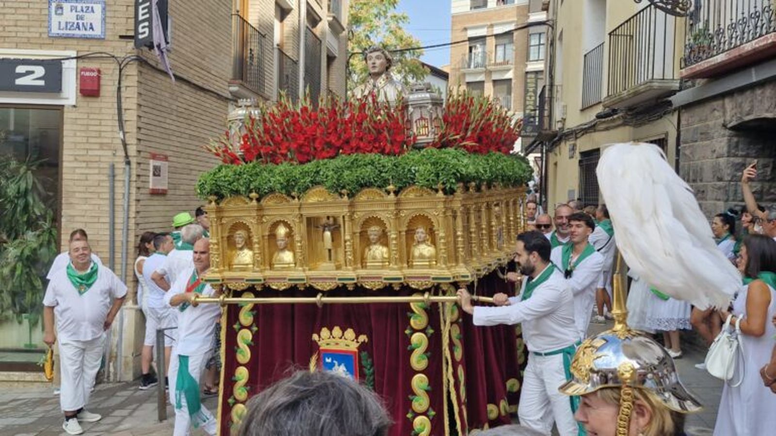 Procesión de San Lorenzo en Huesca