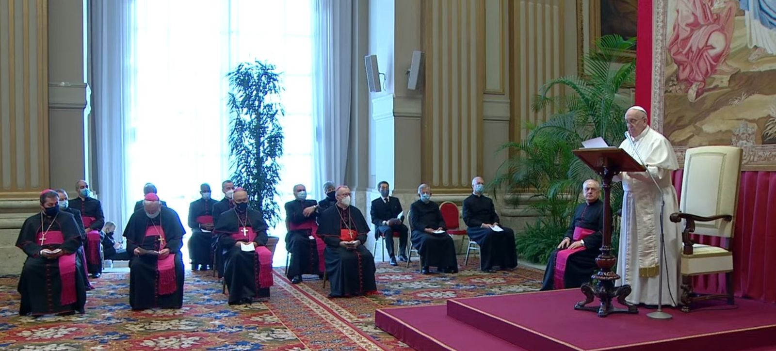 El Papa, ante el Cuerpo Diplomático