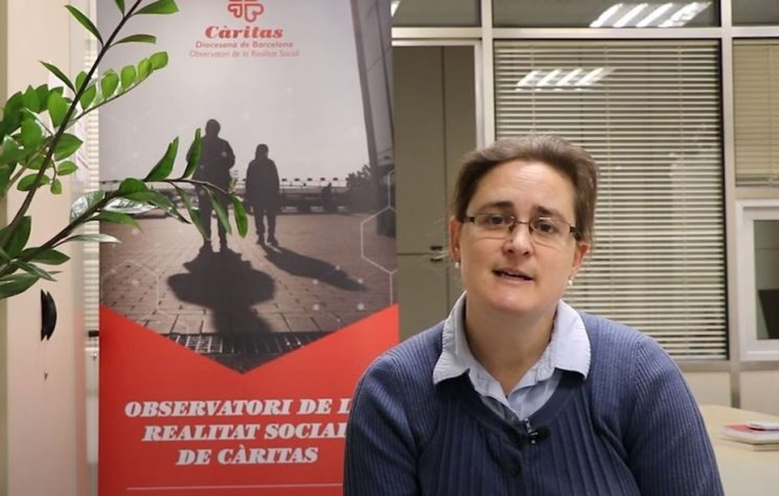 Míriam Feu, coordinadora del departamento de análisis social de Cáritas Barcelona.