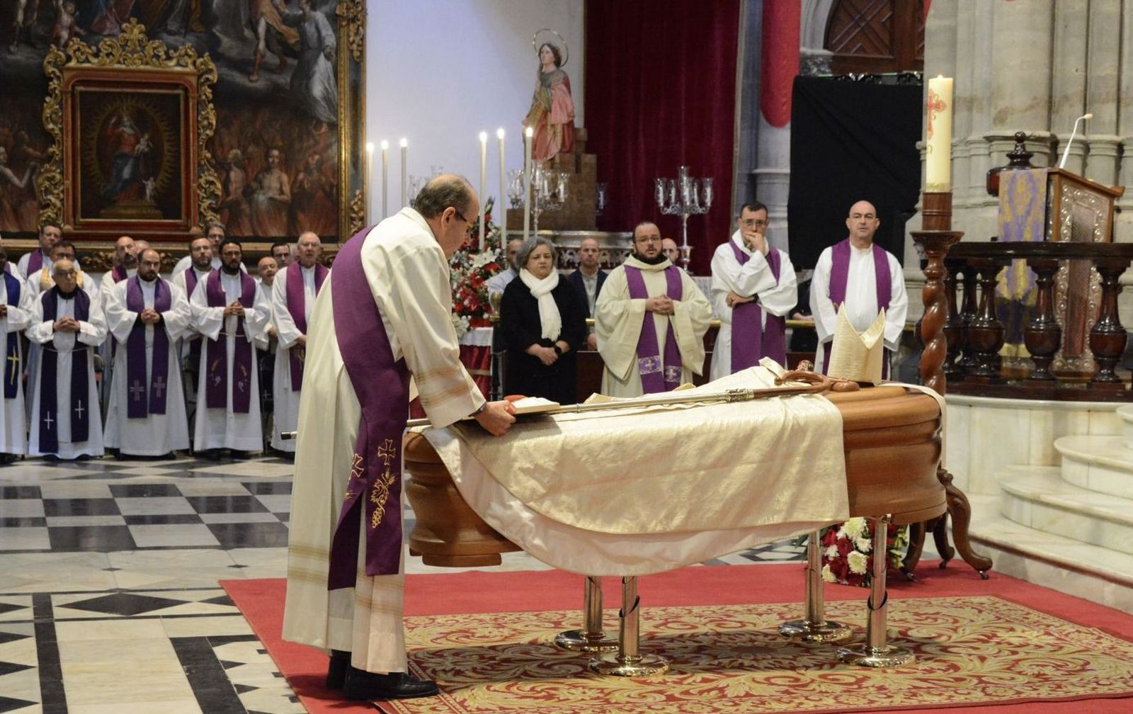 Misa exequial de Bernardo Álvarez