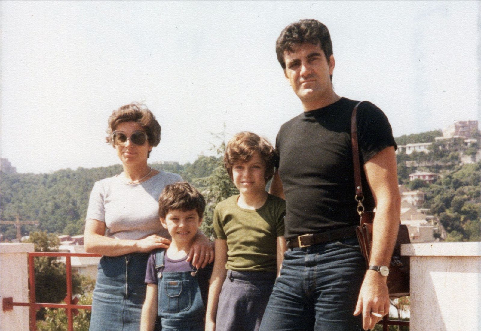 Giampalo Mollo y su familia