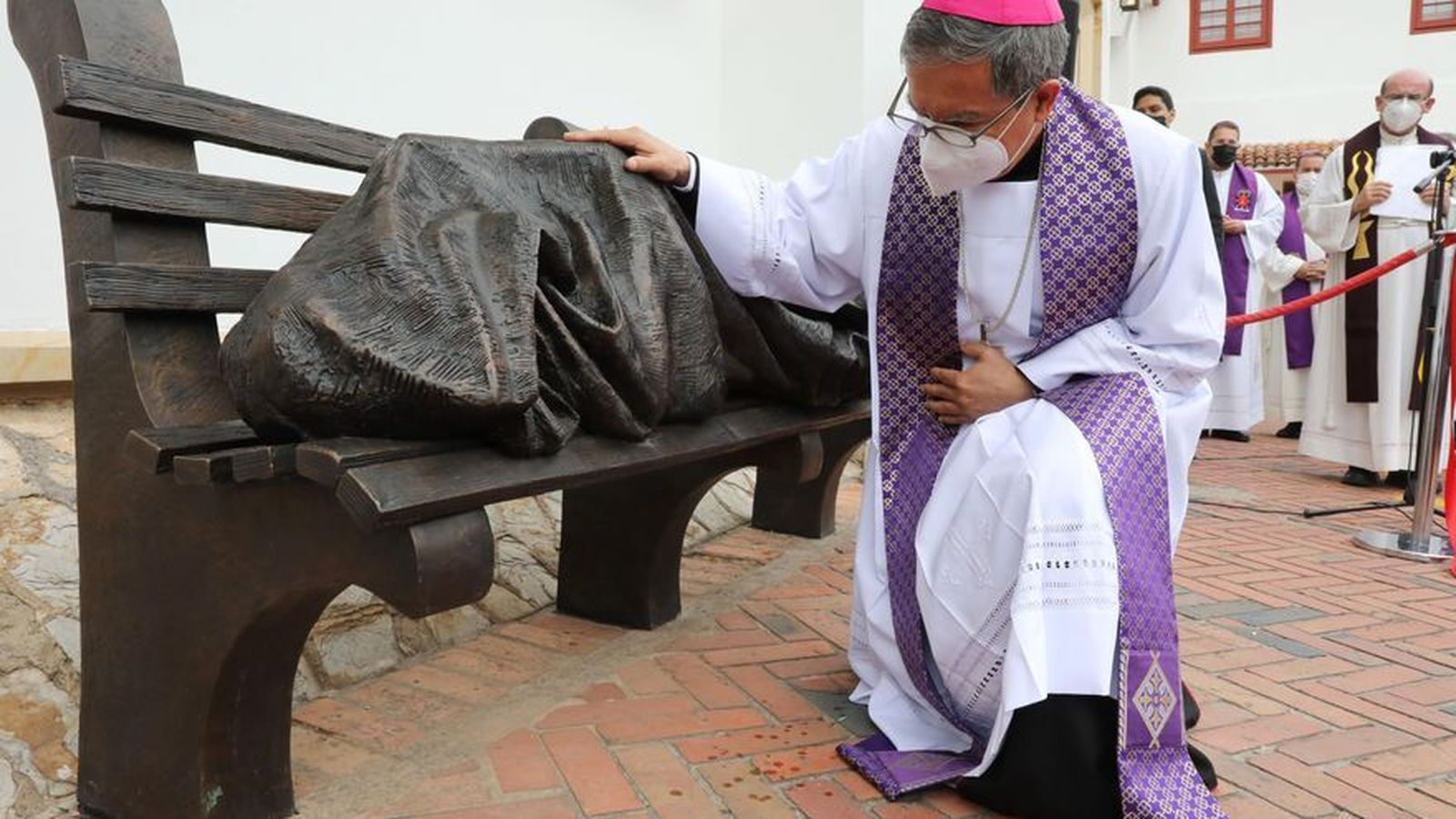 Monseñor Rueda, con el 'Jesús en la calle' de Bogotá