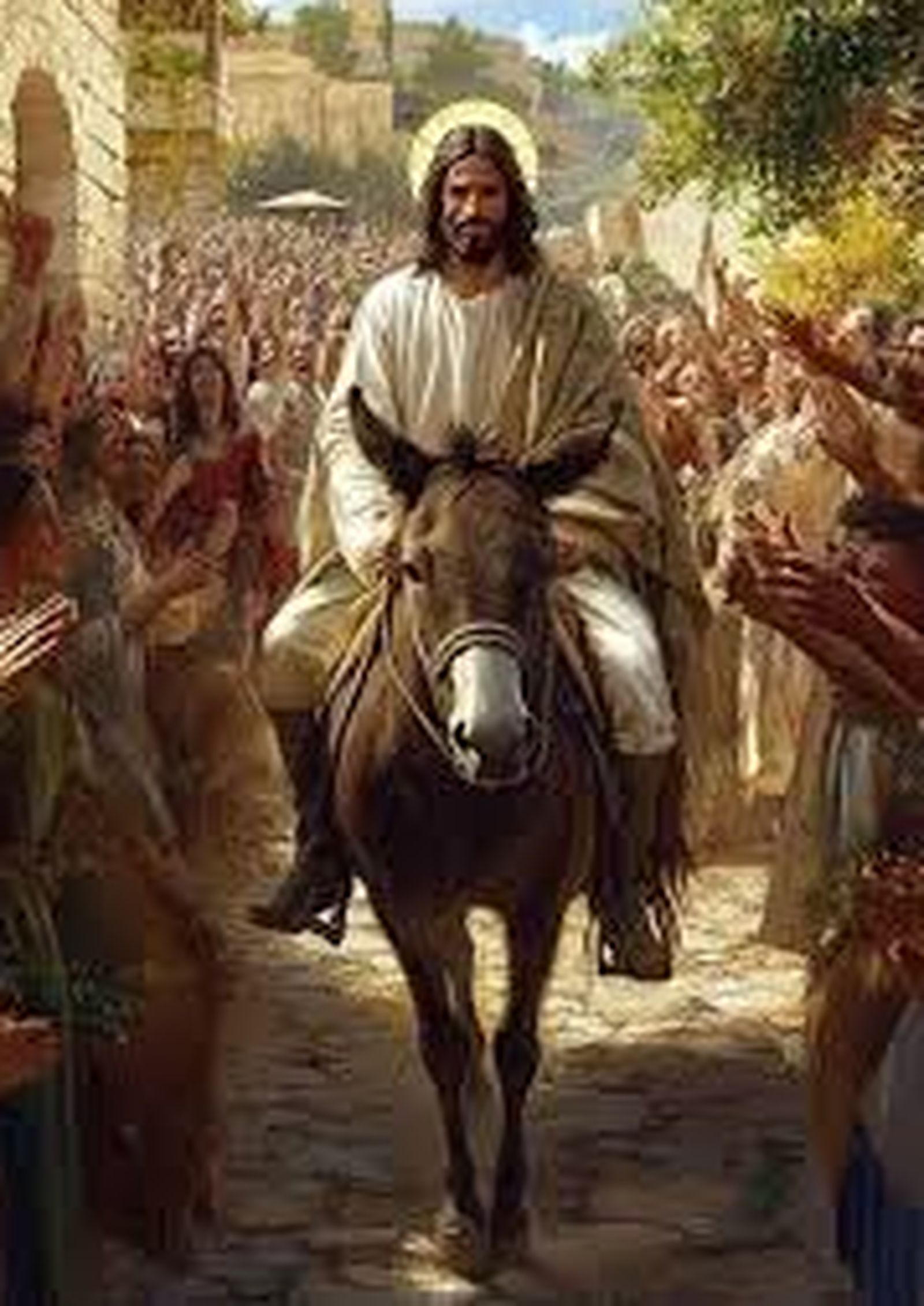 Jesús entrando en jerusalén