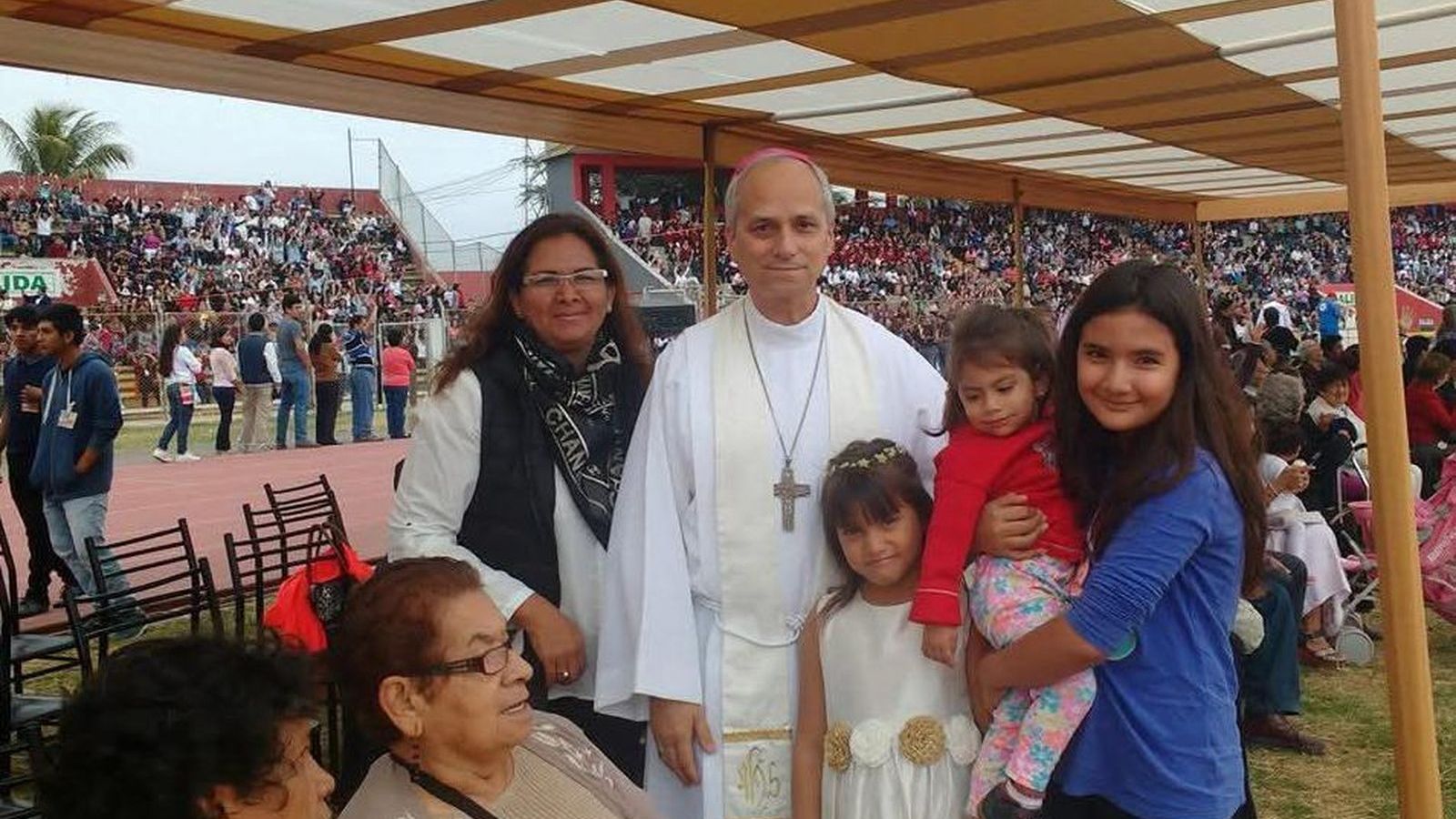 León XIV con los inmigrantes