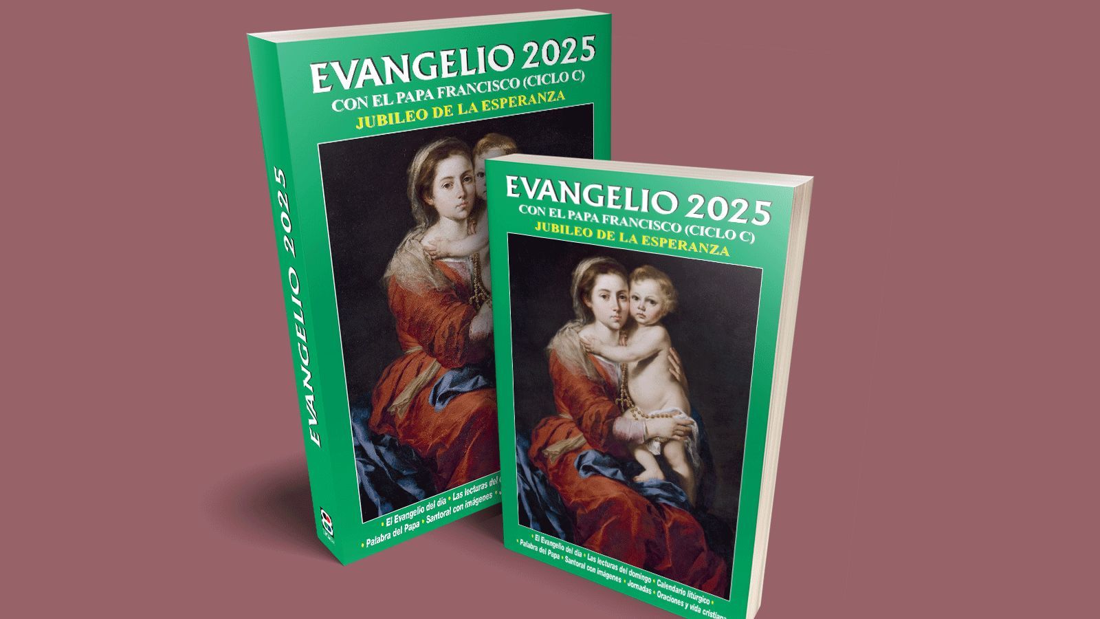 Los dos formatos del Evangelio 2025 de Edibesa