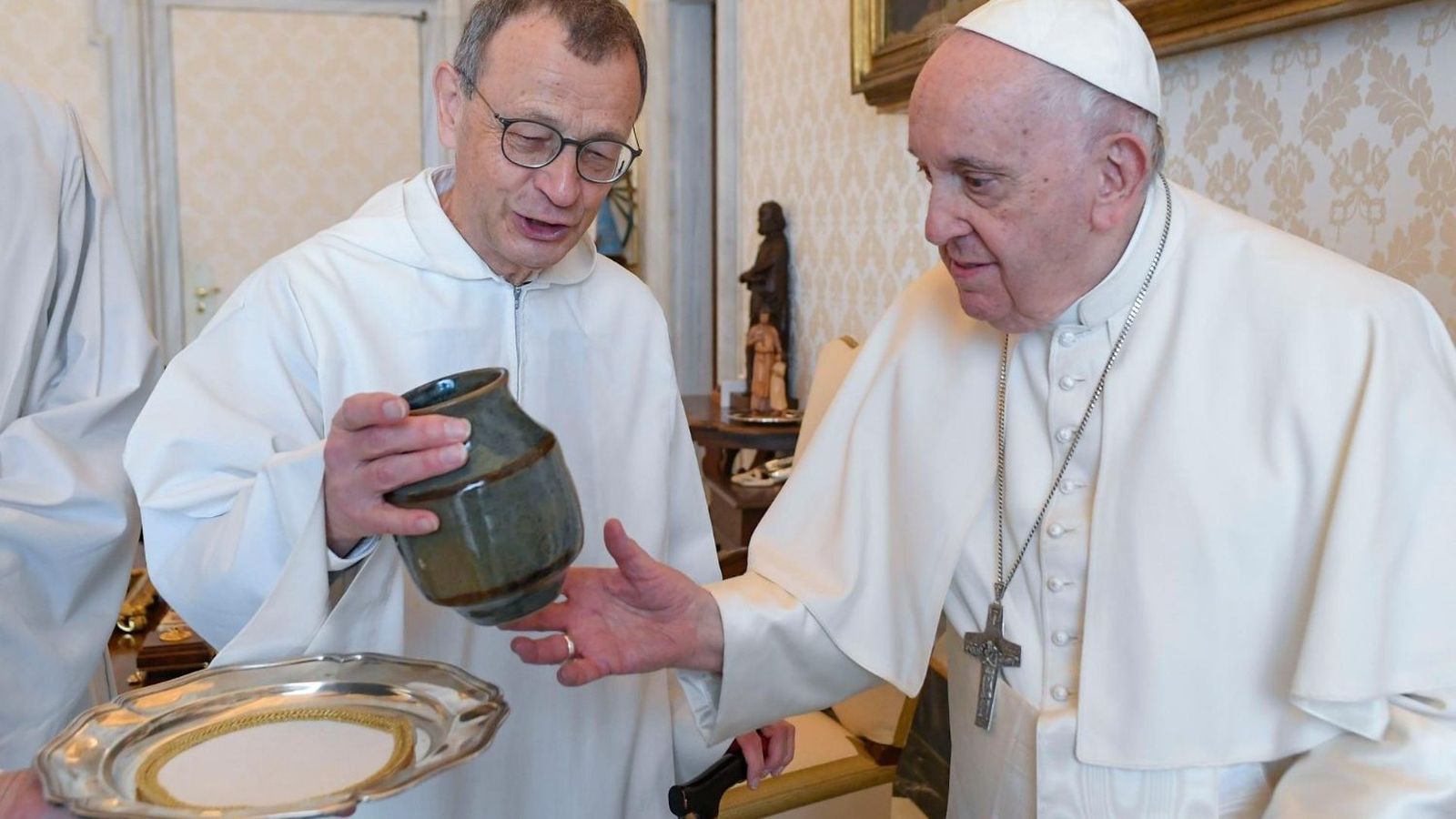El hermano Alois, con el Papa