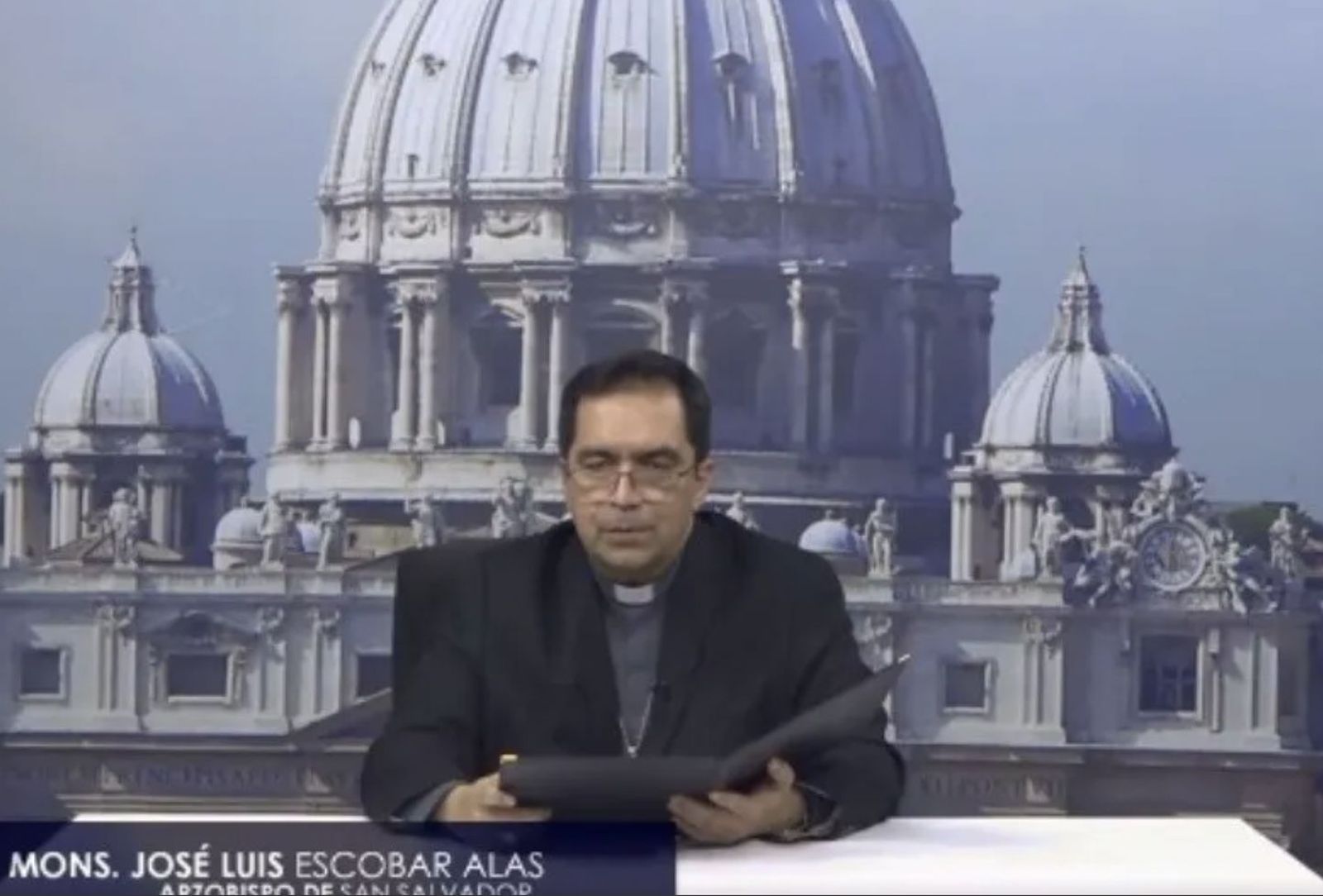 José Luis Escobar, en el vídeo emitido