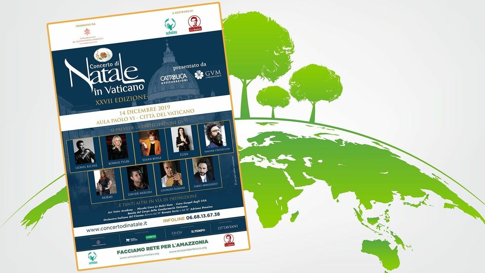Concierto de Navidad del Vaticano dedicado a la Amazonía