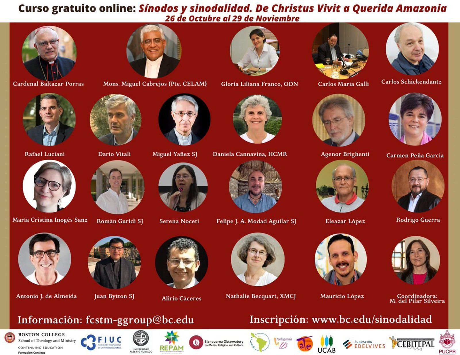 Tercera semana del curso Sínodos y sinodalidad. De Christus Vivit a Querida Amazonia
