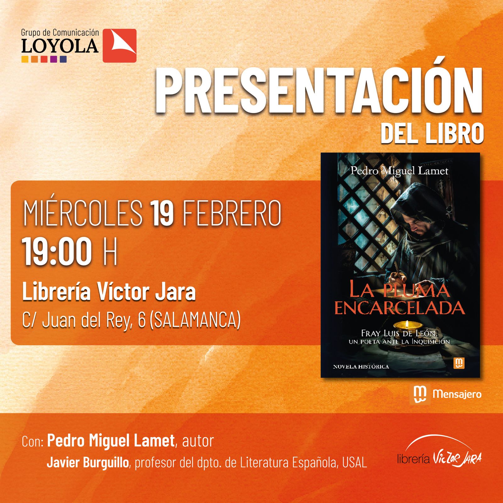 Cartel de la presentación