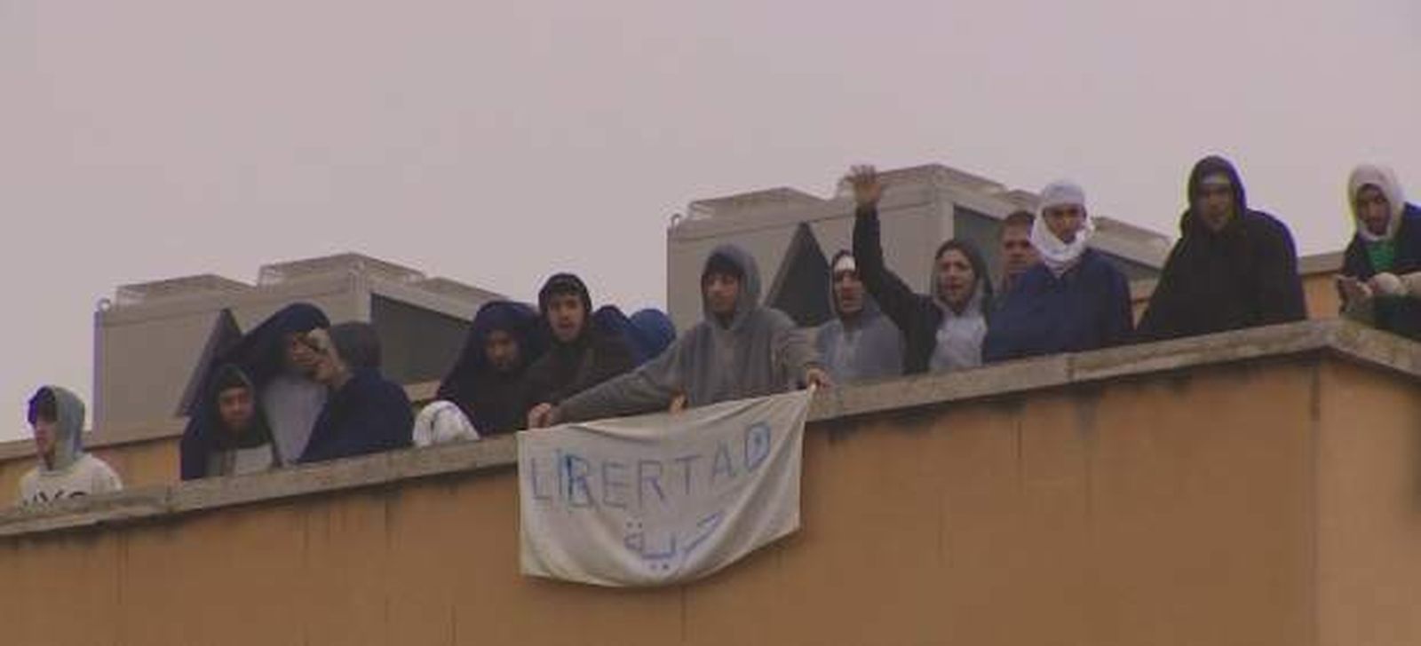Protestas en el CIE de Aluche