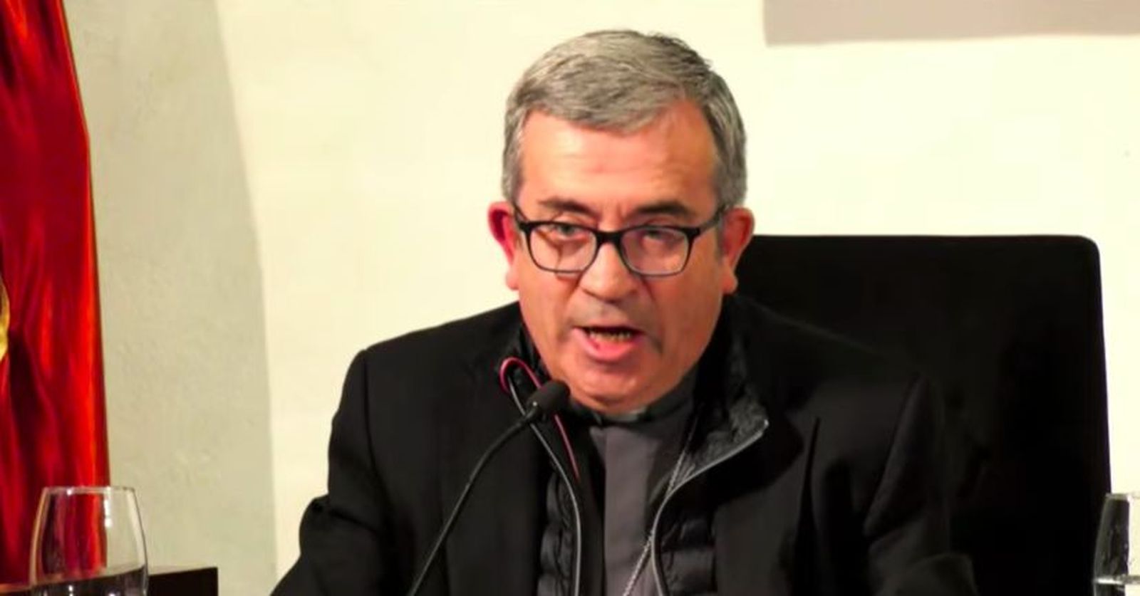 Luis Argüello, durante su intervención en la Semana Social