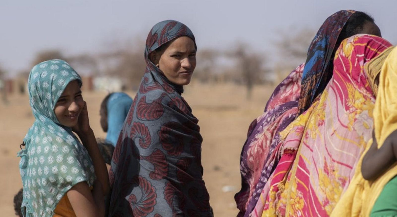 Refugiadas malienses en un campamento de Burkina Faso
