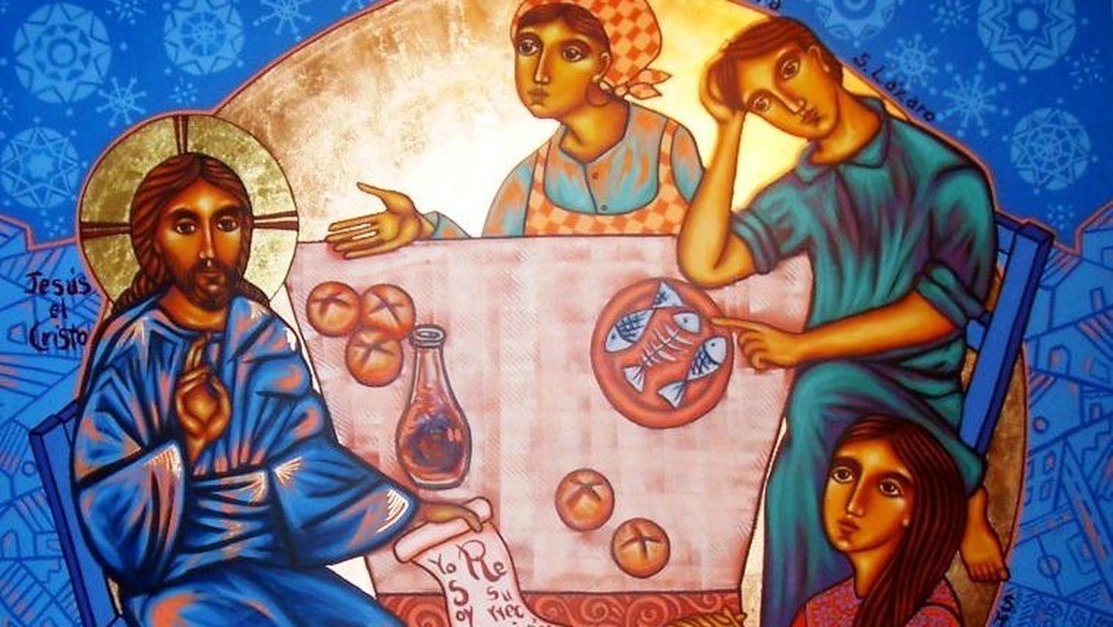 Jesús en Betania, tomado de https://share.google/54duj38wkYP95M29w