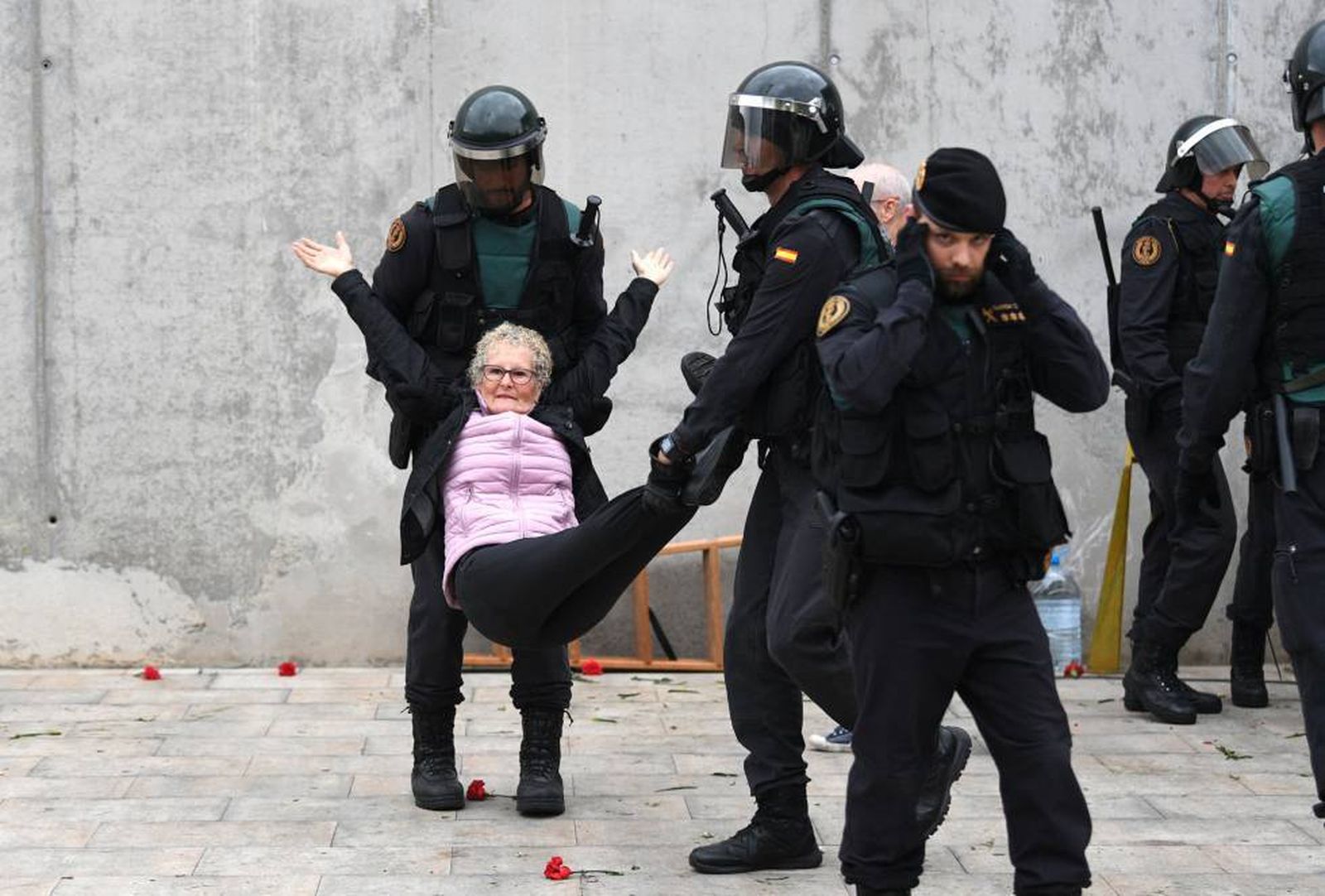 La actuación de la policia