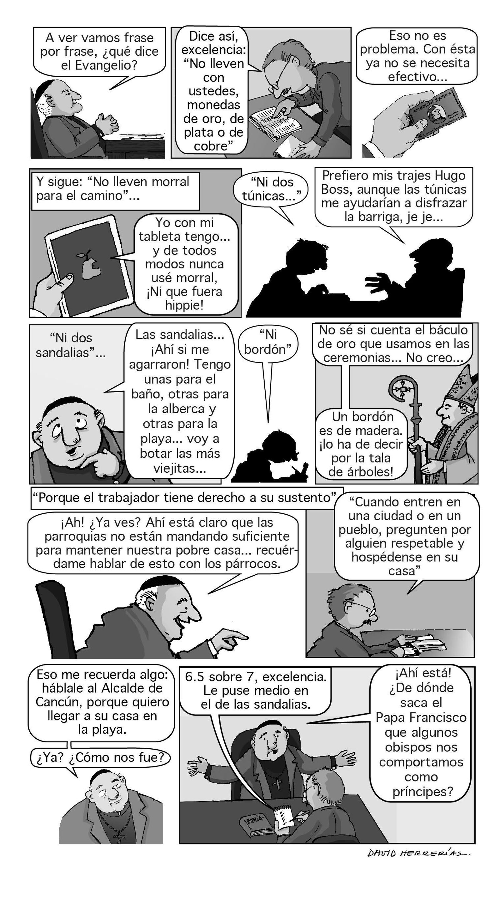 No lleven morral para el camino