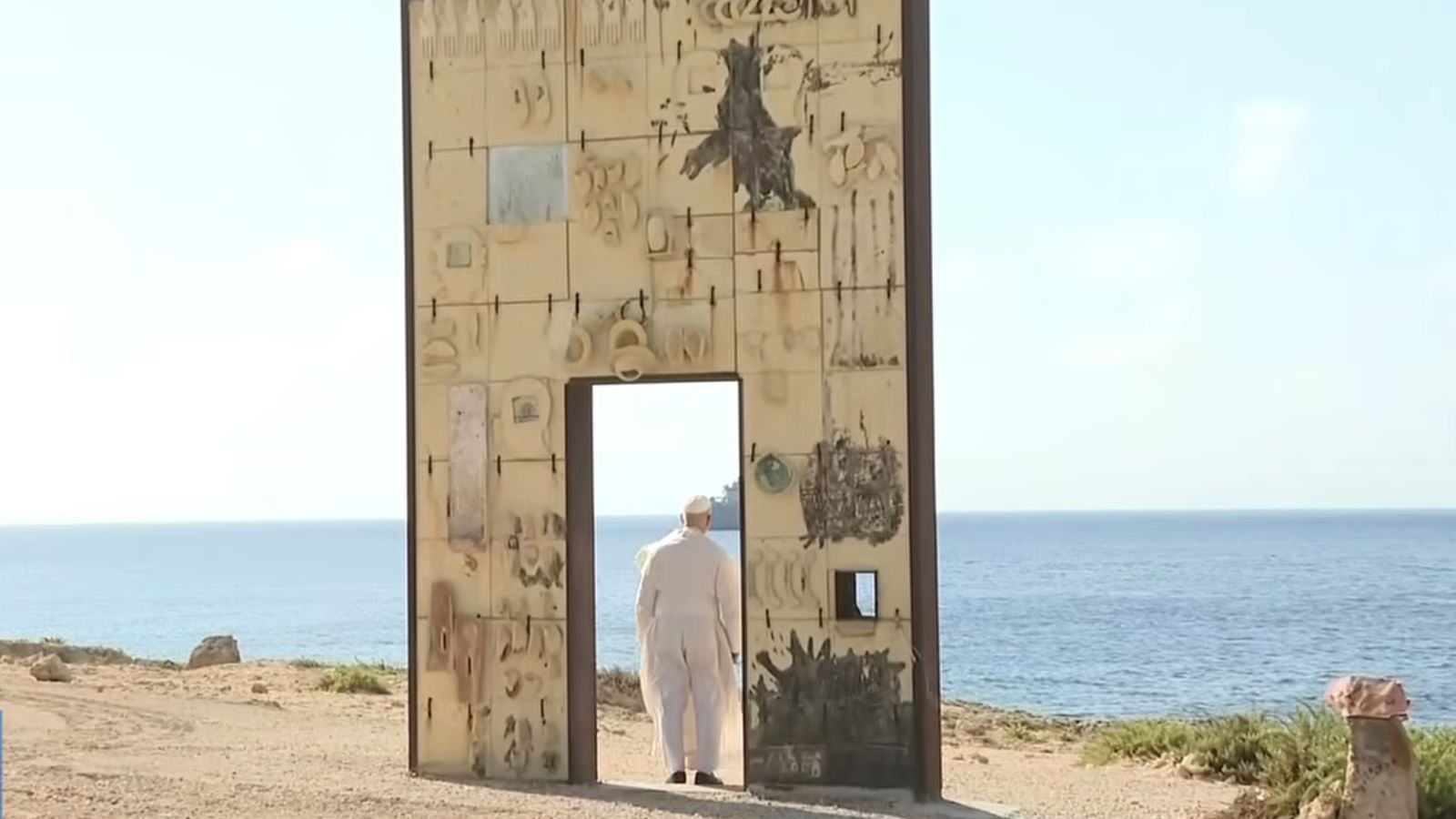 El Papa, en la Puerta de Europa en Lampedusa